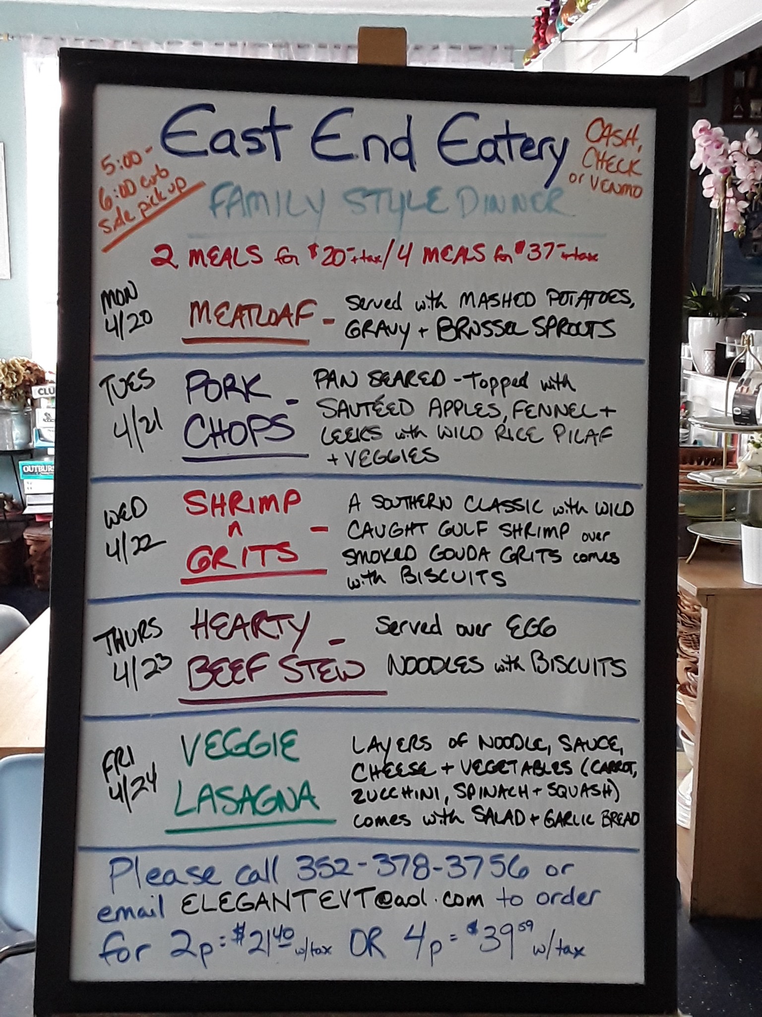 East End Eatery What's for Dinner Gainesville